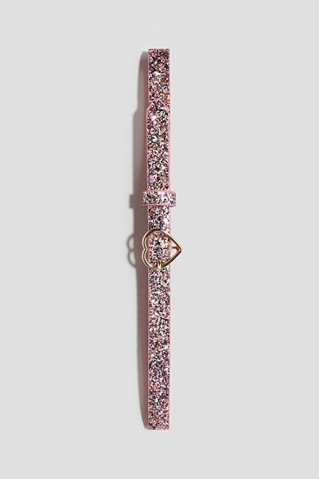 Glittery belt