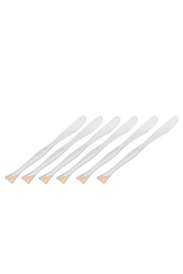 6-Piece Stainless Steel Knife Set 25CM Silver