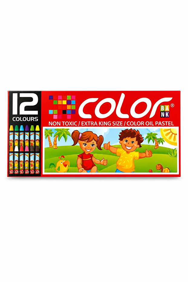 12-Pack of Pastel Crayons | Vibrant Colors Crayon Set