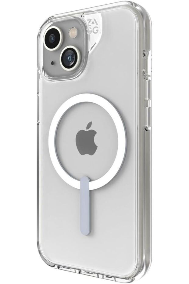 Crystal Palace Snap for iPhone 13 / iPhone 14 / iPhone 15 case cover MagSafe compatible with Graphene Tech 13 feet Drop Protection - Clear