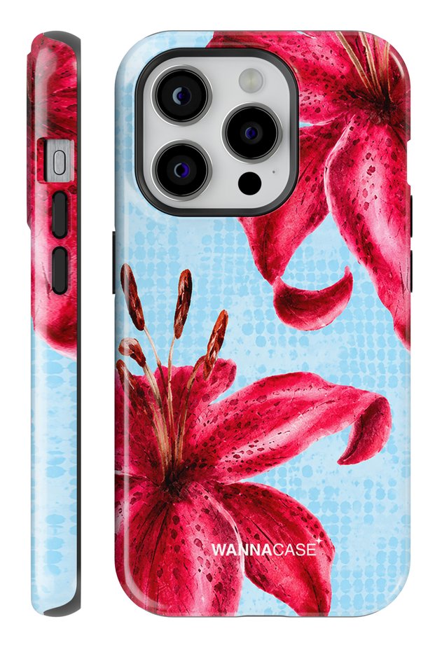 (Magsafe) iPhone 14 Pro Max Summer Lily Double Layer Essential Tough Phone Case