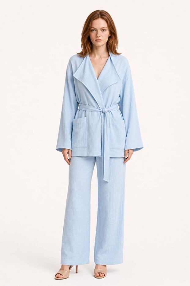 Oversized Blazer Jacket Two-Piece Suit