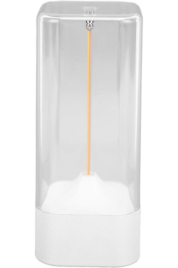 Night Light - Magnetic Night Light - Touch Control Night Light - Rechargeable Wireless LED Desk Lamp - USB Rechargeable - Warm Light - 1 Unit - White