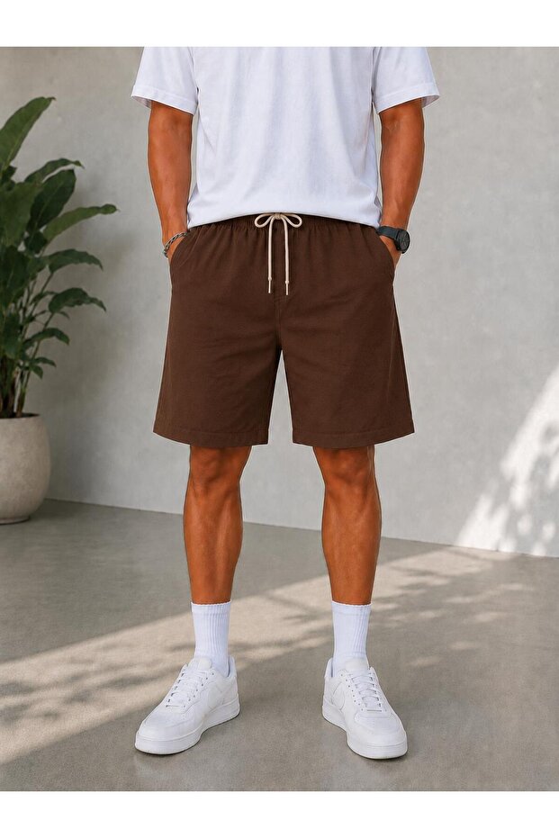 Men's Soft Textured Summer Linen Shorts Tiril Tiril