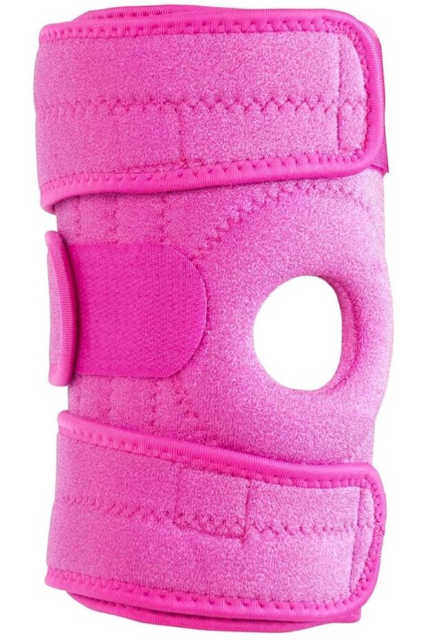 Knee brace, open patella stabilizer with adjustable straps and knee support, suitable for basketball and other sports, 1 piece.