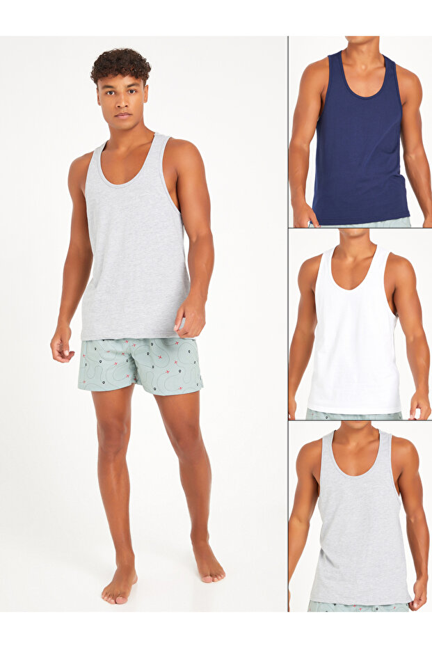 Pack of 3 - Classic Regular Fit Vest
