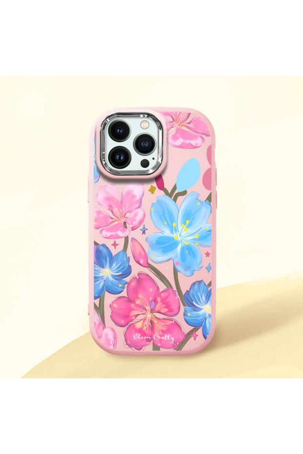 Pink Silicone Case Compatible with iPhone 14 Pro Max with Shock-Absorbing Camera Protections