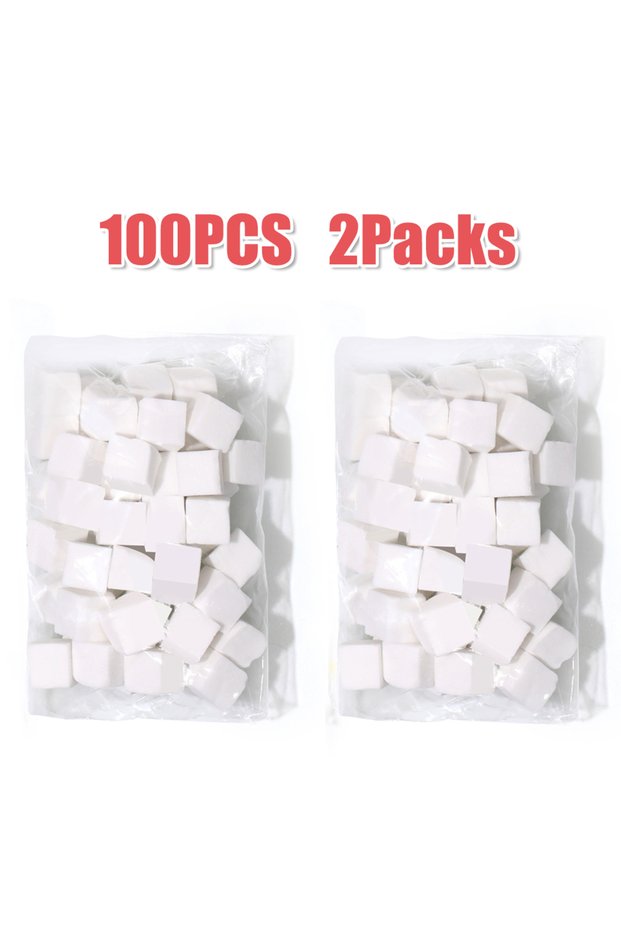DUTRIEUX White Sponge 100Pcs 50/300Pcs Nail Art Sponge Set With Grabbing Pen Manicure Creative Nail