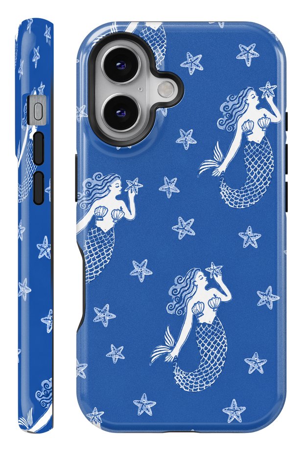 (Magsafe) iPhone 16 Plus Mermaid Double Layer Shiny Protect Phone Case