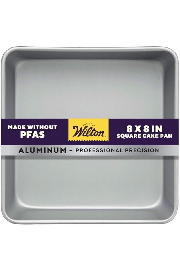 WT-2105-8191 Performance Pan, Silver, 8 Inches, Square, Aluminum