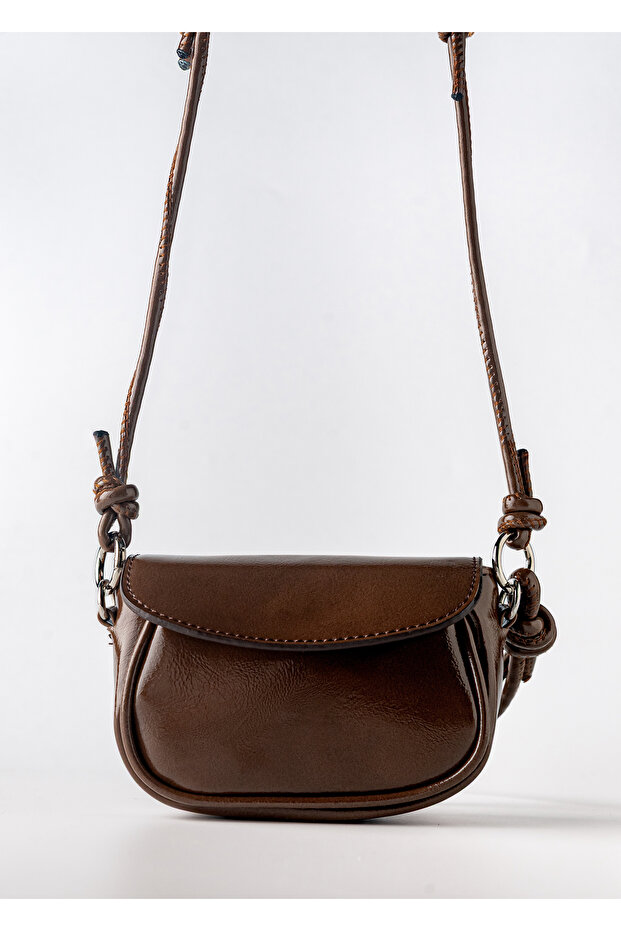 Women's Knot Detailed Adjustable Long Strap Hand and Shoulder Bag Chester