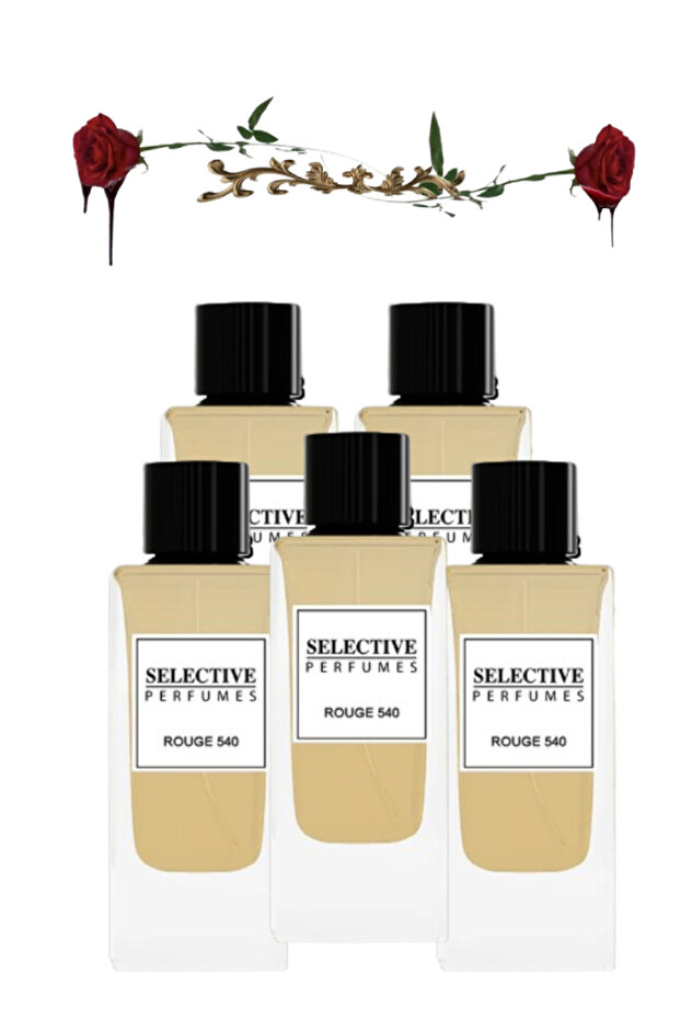 5 قطع من عطر روج 540 سعة 85 مل