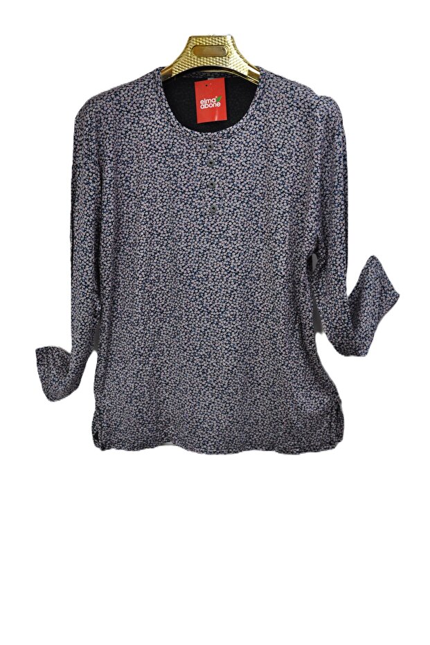 Plus Size Women's Combed Cotton Blouse