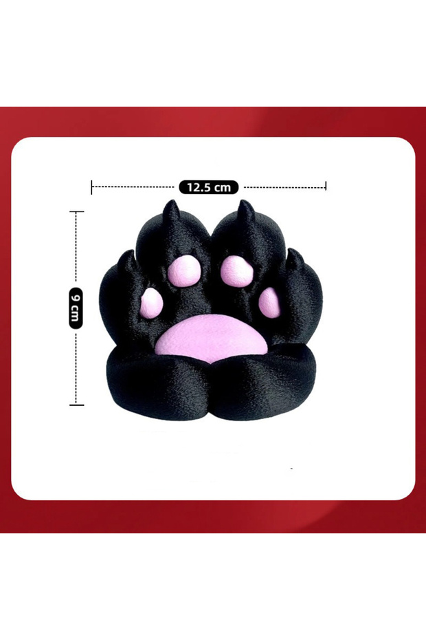 1pc Cute Cat Paw Phone Stand, 3D Print Desktop Holder, Anti-Slip Lazy Bracket for Watching Videos