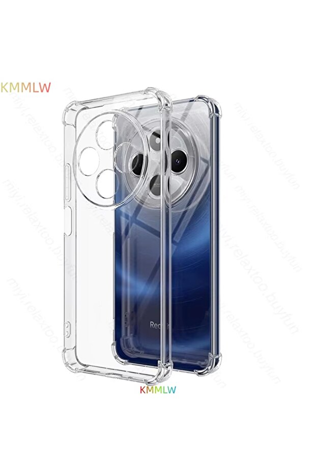 Redmi 14C 4G transparent Clear Shockproof Silicone Back Cover for Redmi 14C 4G Camera Bumper Protec