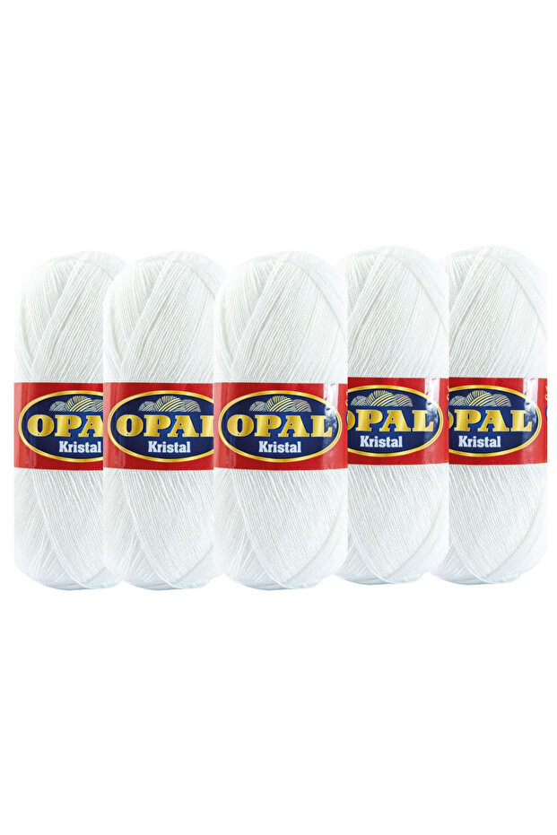 Kristal Fiber Yarn 5-Pack 100 Gr 450 Mt – Bath Fiber, Scrubbing Cloth and Dowry Knitting Yarn