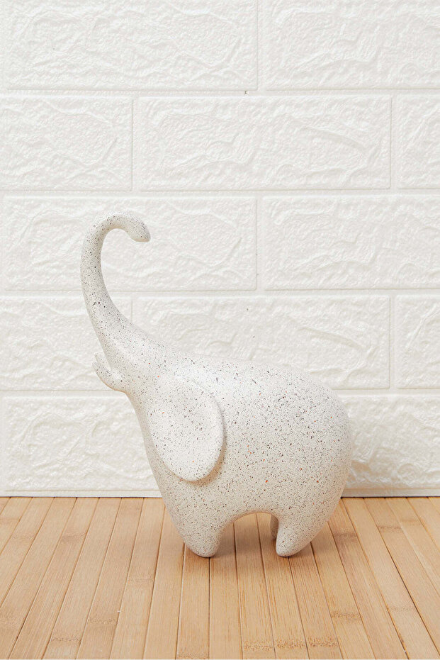 Cream Al Fresco Tiny Elephant Artefact
