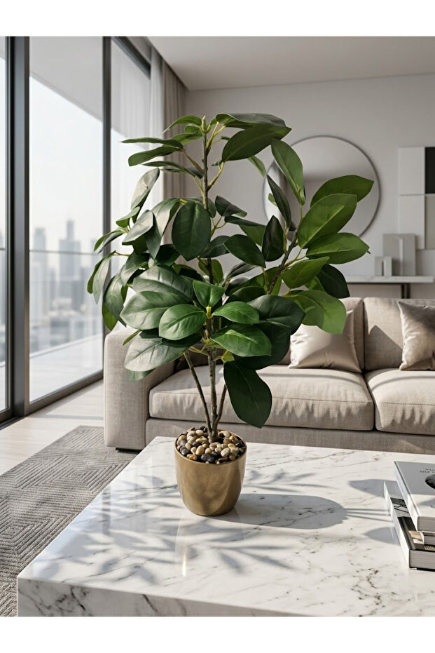 Artificial Plant in a Pot, 50cm High Interior Home Decor