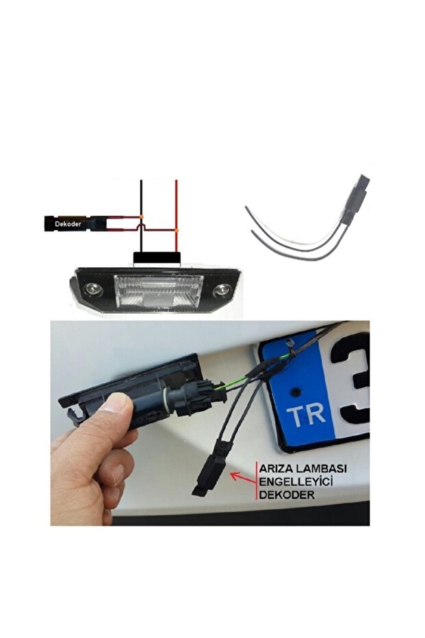 Skoda Octavıa Iı Led Plaka Ampulü Dekoder Seti - 2