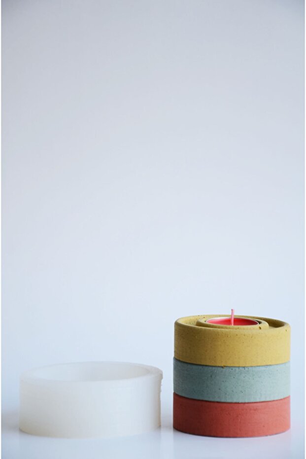Tealight (MUMLUK) Silikon Kalıbı (TEKLİ) - 2