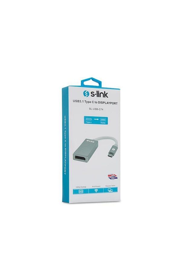 Sl-usb-c74 Usb3.1 Type C To Dısplay Port - 3