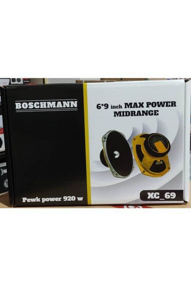 Boschmann Xc-69- 920 Watt-oval Kaliteli Ve Profeyonel Oval Midrange Hoparlor- 2 Adet- Kapaklıdır - 3