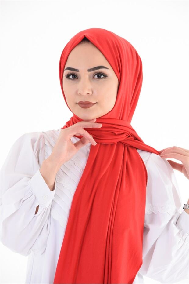 Penye Şal Nar Çiçeği - 1