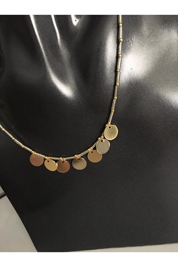 Gold Üçlü Kolye