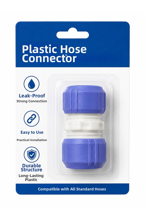 Plastic Hose Connector Attachment Garden Irrigation Hose Attachment Quick Hose Connector Tap and Irrigation Systems Adapter
