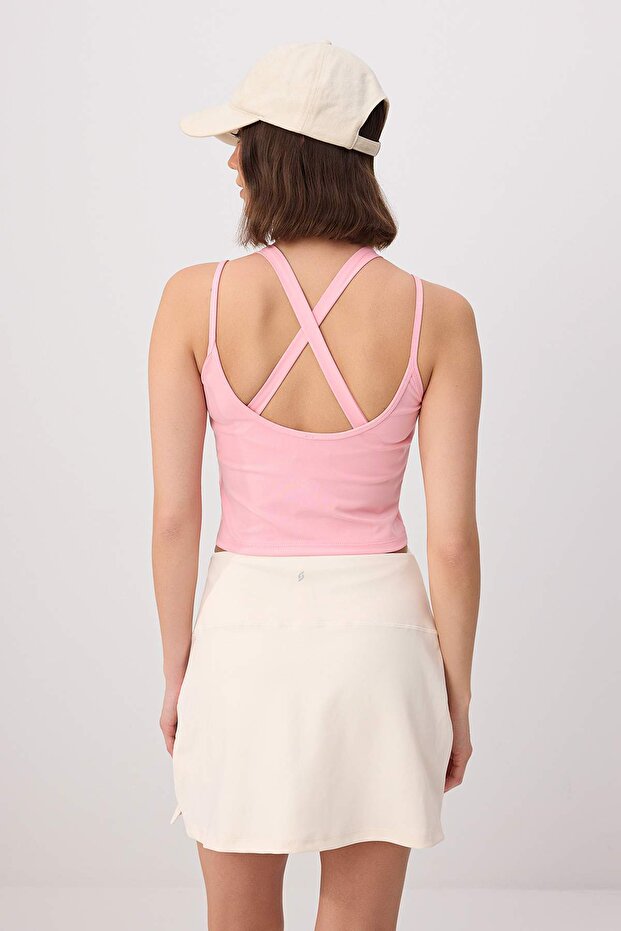Pembe Dalgıç/Scuba Kaplı Spor Sütyeni THMSS25SS00021 - 4