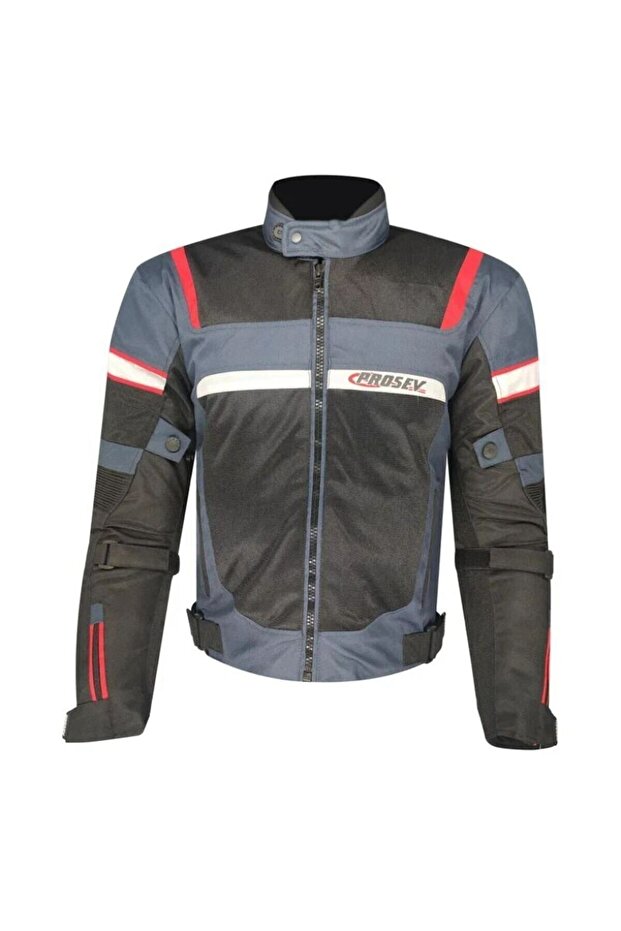 Motorcycle Coat 4 Seasons Maxdura Fabric Mesh Multi-Function Pockets Motor Coat Rature Blue