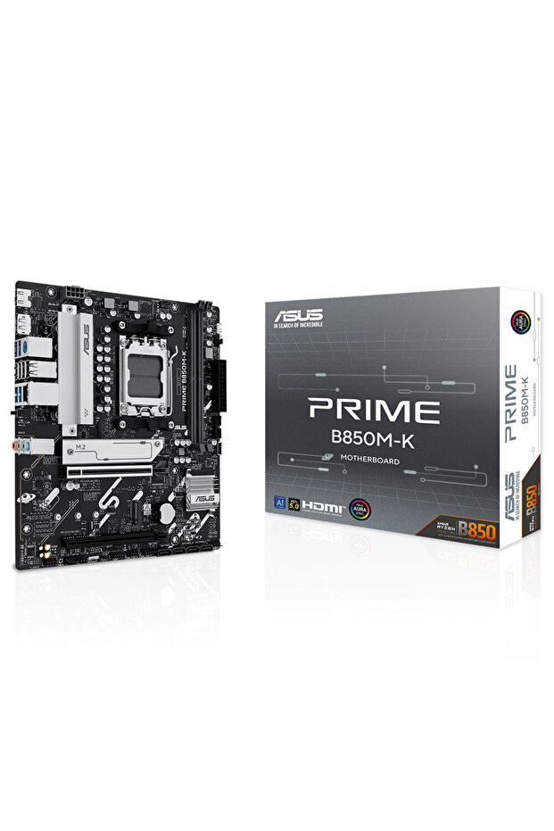 PRIME B850M-K Amd B850 Am5 Ddr5 8200 Dp Hdmı Çift M2 Usb 3.2 Anakart - 1