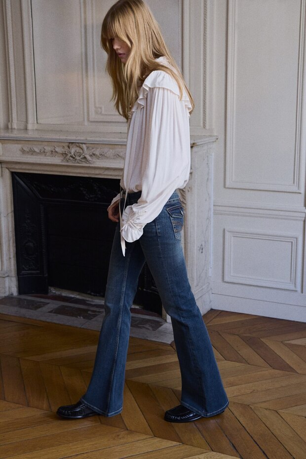 Flared Low Jeans - 5