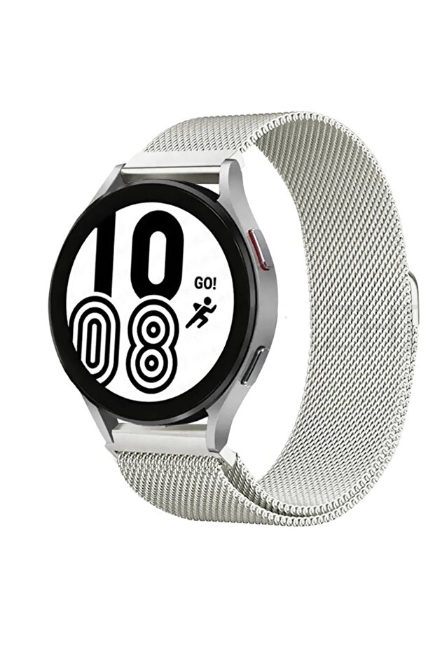 ® Samsung Galaxy Watch 4 Metal Magnetic Strap - Silver