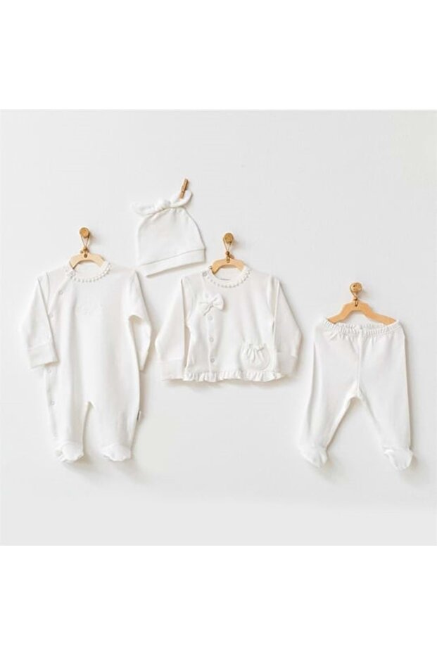 Baby Girl Hospital Release Ecru