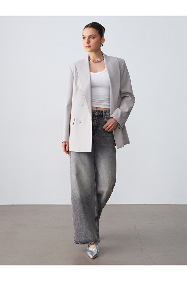 60799 Blazer Jacket-Mink - 4
