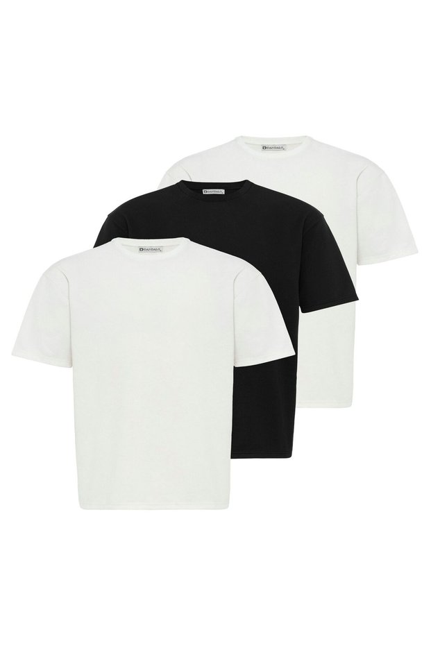 2-pack oversize basic v-neck t-shirt