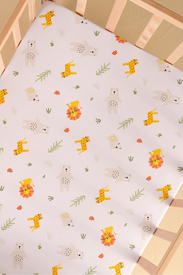 100% Cotton Poplin Fabric Non-Elastic Bed Sheet 100 X 150cm