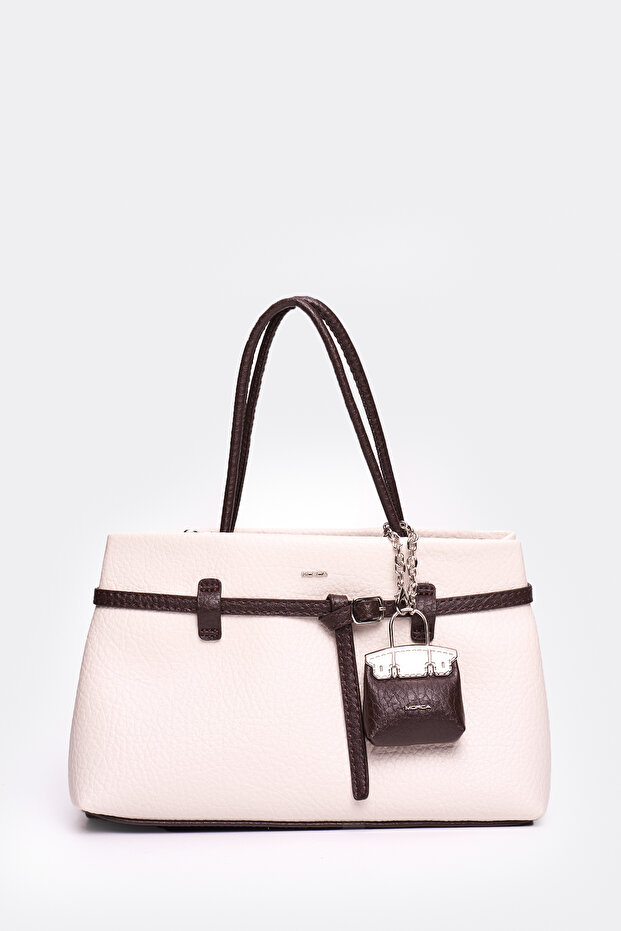 Women's Shoulder Bag Stylish Daily Handbag Beige