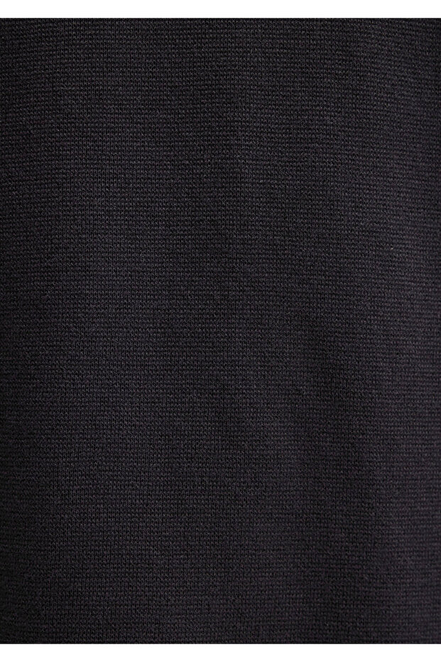 HALF ZIP KAZAK Siyah - 7