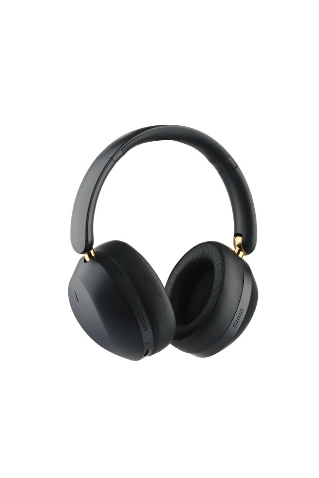 Lumen100 Wireless Over-Ear Headphones, Bluetooth V5.4 Stereo Headset with 40mm Drivers, Up to 17-Hour Playtime, Type-C Fast Charging, Clear Calls & Deep Bass (Black)