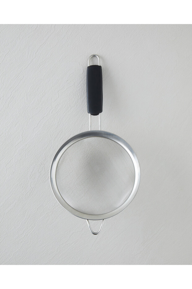 Brims Stainless Steel Strainer 18 cm Black