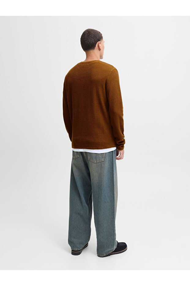 Strickpullover Einfarbig Strickpullover - 3