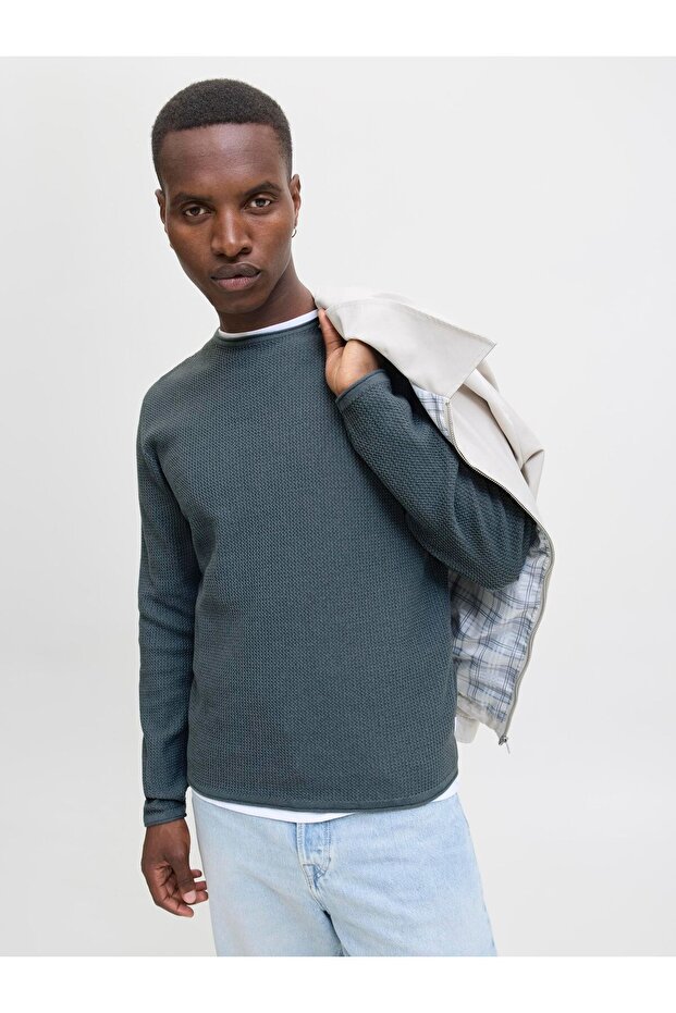 Strickpullover Einfarbig Strickpullover - 7
