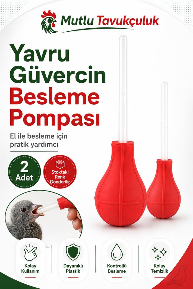 Pigeon Feeding Pump 2 Pieces Feeding Baby Breeding Apparatus Urfa Hatay Bursa Konya Pigeon