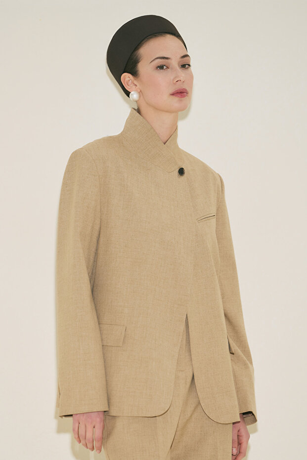 Jachetă tip blazer MILANDA, camel - 6