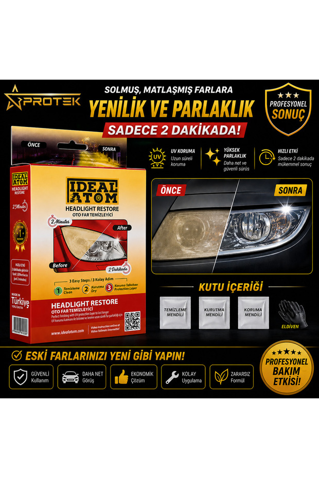 Oto Far Temizleme - 1