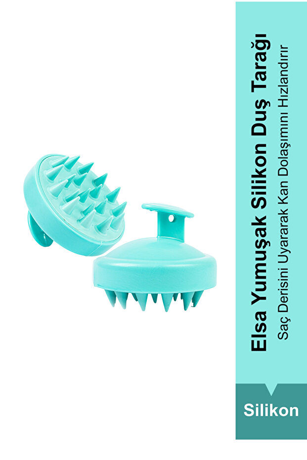 Professional Shower Comb Soft Silicone Hair Washing & Scalp Massage Comb