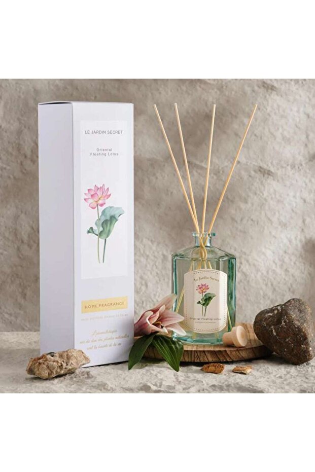 Le Jardin Secret Oriental Floating Lotus Reed Diffuser 950ml - Blue