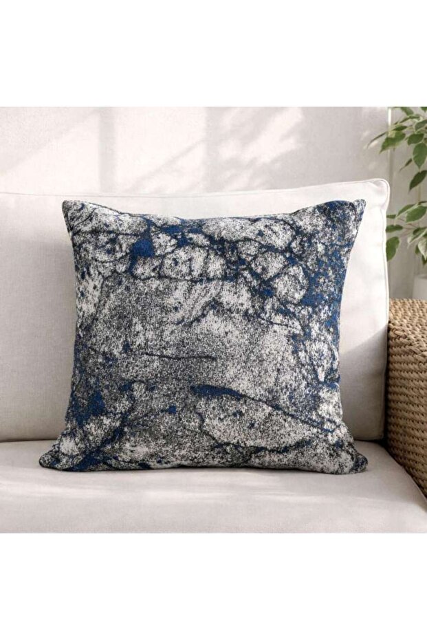 Mix Grey Volcanic Pattern Toss Pillow 40x40cm Zipper Closure Double Pattern 240 Gsm High Qulity Mack